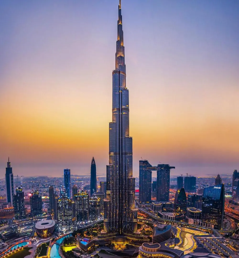 Dubai Luxe Stay - Burj Khalifa Fireworks View Downtown